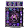 Personalized Witch Quilt Bed Sets - Halloween Gift For Witch Enthusiast - October Woman The Soul of A Witch The Fire Of A Lioness