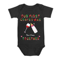 Personalized First Christmas Baby Onesie/Sweatshirt - Christmas Gift Idea for Baby/Mom/Family - Our First Christmas Together