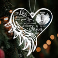 Custom Personalized Memorial Photo Acrylic Ornament - Christmas Gift Idea for Family - If Love Could Have Saved You You Would Have Lived Forever