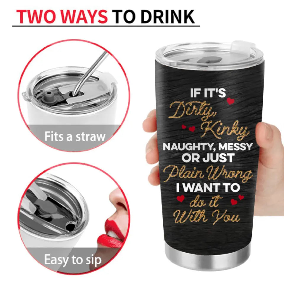 Personalized Couple Tumbler - Gift Idea For Couple/Valentines Day - Partners In Crime