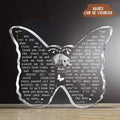 Personalized Memorial Dog Butterfly Acrylic Plaque - Upload Photo - Memorial Gift Idea For Dog Owners - Waiting At The Door