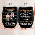 Personalized Friend Wine Tumbler - Gift Idea For Friends/Besties - To My Bestie Because Of You I Laugh A Little Harder