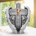 Personalized Memorial Pet Wings Acrylic Plaque - Upload Photo - Memorial Gift Idea For Christmas/Family Member - Always On My Mind Forever In My Heart