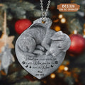 Personalized Memorial Angel Dog Sleeping Acrylic Ornament - Memorial Gift Idea For Dog Lover  - I Loved You Your Whole Life I Will Miss You For The Rest Of Mine