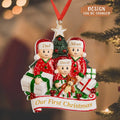 Personalized Family Acrylic Ornament - Up To 6 People - Christmas Gift Idea for Family - Merry Christmas