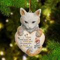 Personalized Memorial Cat Photo Acrylic Ornament - Memorial Gift Idea for Cat Owners - If Love Could Have Saved You