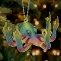 Personalized Octopus Acrylic Ornament - Christmas Gift Idea