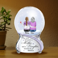 Personalized Mother And Daughter Acrylic Plaque - Mom With Up to 4 Daughters - Christmas Gift Idea For Mom/Daughters - The Love Between A Mother And A Daughter Knows No Distance
