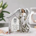 Personalized Angel Wings Acrylic Plaque - Upload Cat Photo - Memorial Gift Idea For Christmas/Pet Lover - If Love Could Have Saved You You Would Have Lived Forever