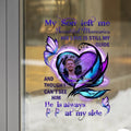 Custom Personalized Memorial Photo 3D Decal - Memorial Gift Idea for Family - My Son Left Me Beautiful Memories