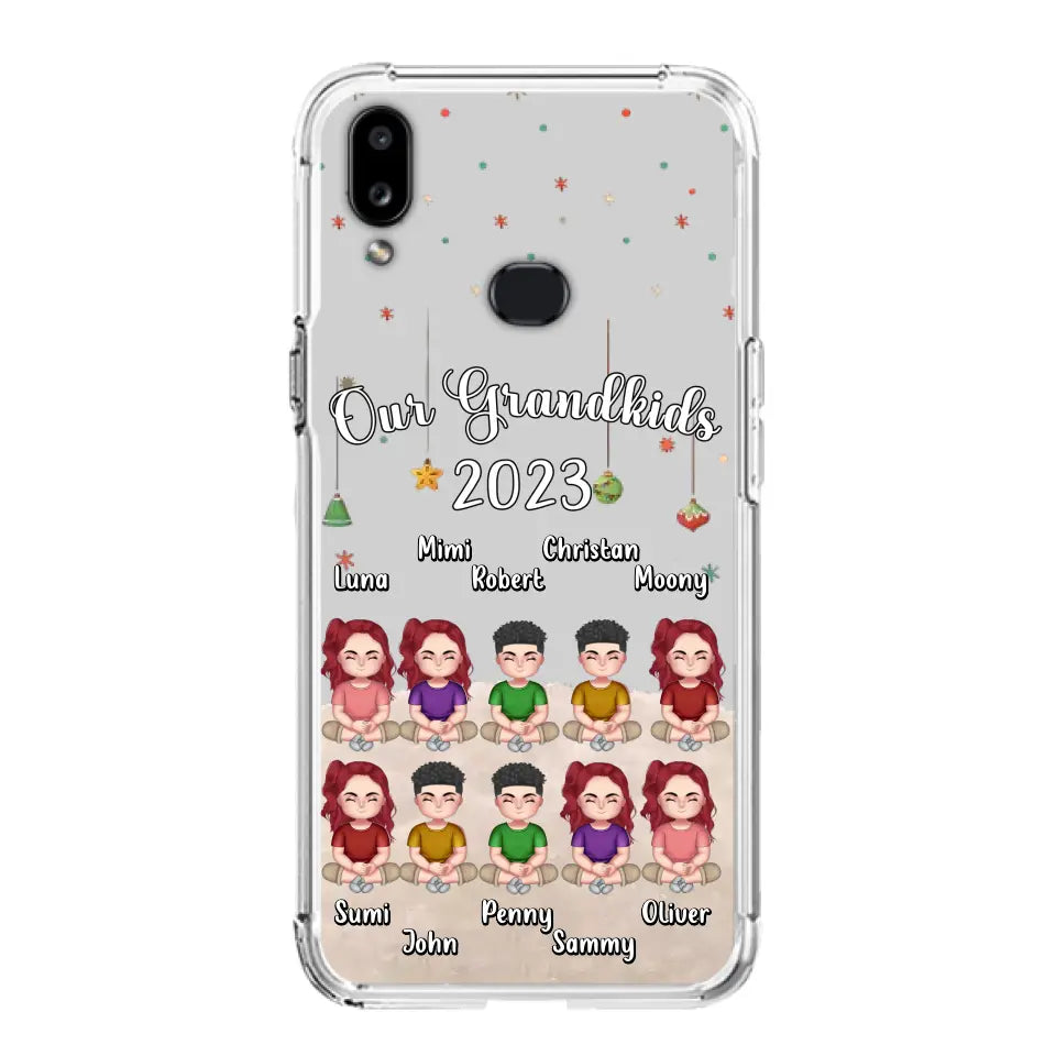 Custom Personalized Grandkids Phone Case - Gift Idea For Grandma - Upto 10 Grandkids - Our Grandkids 2026