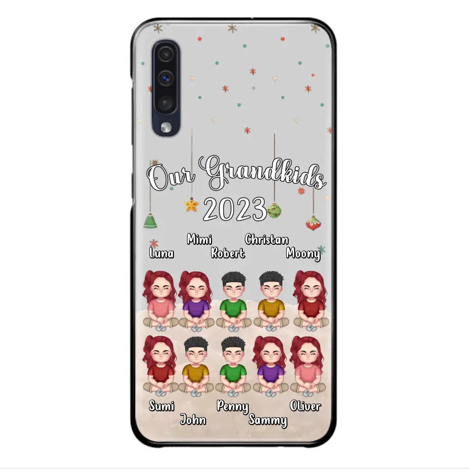 Custom Personalized Grandkids Phone Case - Gift Idea For Grandma - Upto 10 Grandkids - Our Grandkids 2026