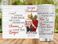 Personalized Christmas Couple Tumbler - Christmas Gift Idea For Couple/Husband/Wife - I Wish I Could Turn Back The Clock