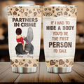 Personalized Besties Tumbler - Gift Idea For Friends/Sisters/Besties - You'd Be The First Person I'd Call