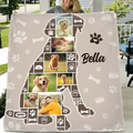 Personalized Dog Photo Quilt/Fleece Throw Blanket - Gift Idea for Dog Lovers