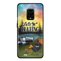 Personalized Night Camping Phone Case - Solo/Couple With Up to 6 Pets - Gift For Camping Lover - Let's Go Camping - Case For Xiaomi, Oppo And Huawei
