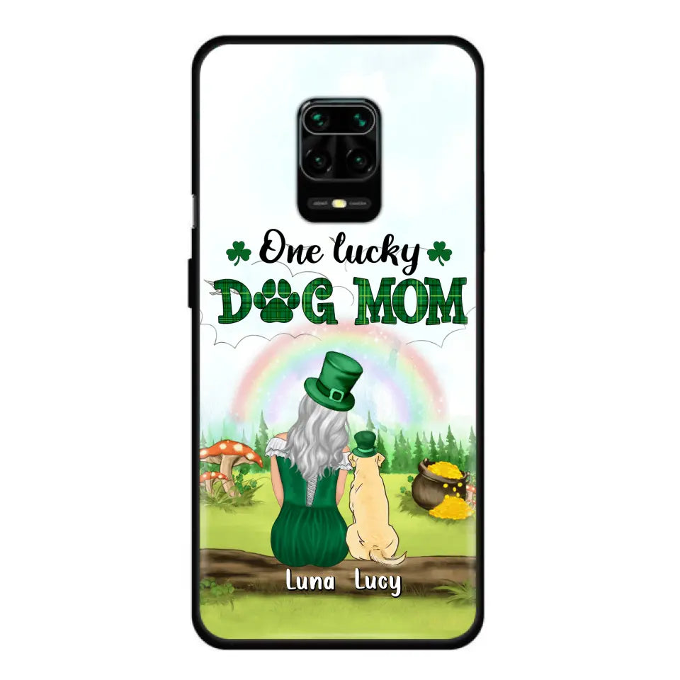 Personalized Dog Mom Phone Case - Up to 4 Dogs - St. Patrick's Day Gift Idea For Dog Lover - Case For Xiaomi/Huawei/Oppo