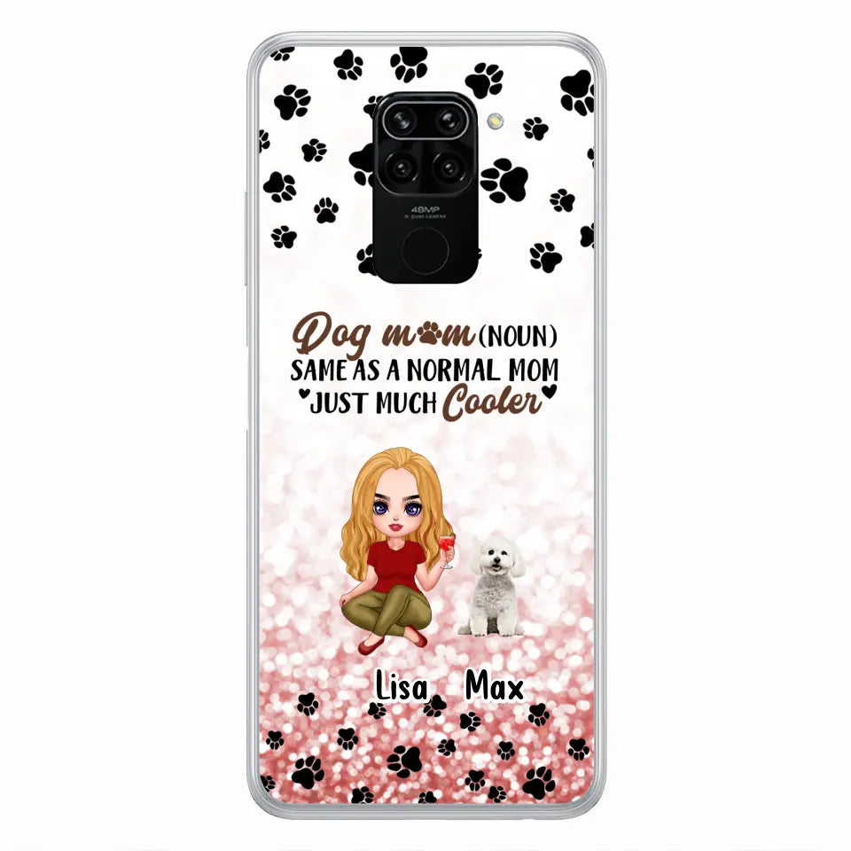 Personalized Dog Mom Phone Case - Up to 6 Dogs - Best Gift For Dog Lover - Crazy Dog Mom - Case For Xiaomi/Huawei/Oppo