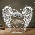 Personalized Pet Memorial Acrylic Plaque - Upload Photo - Gift for Loss Of Pet