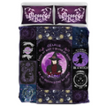 Personalized Witch Male Quilt Bed Sets - Halloween Gift For Witch Enthusiast - Earth My Body Water My Blood Air My Breath Fire My Spirit