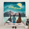 Custom Horse Blanket - Gift Idea For Horse Owners - Up to 2 Horses - Just A Girl Who Loves Horses