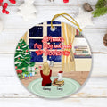 Personalized Christmas With Books And Pets Ornament - Up to 6 Pets - Best Gift For Dog/Cat Lover - All I Need Is My Dogs And Good Books