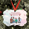 Personalized Family Ornament - Up to 9 People - Christmas Gift For Family - If Love Alone Could Have Kept You Here You Would Have Lived Forever