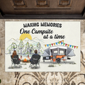 Personalized Camping Doormat - Gift Idea For Camping Lover/Couple/ Family/Friends - Making Memories One Campsite At A Time