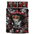 Personalized Skull Couple Quilt Bed Sets - Gift Idea For Couple/Skull Lover - In My Life I Love You More