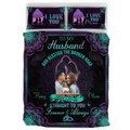 Personalized Couple Quilt Bed Sets - Gift Idea For Him/Her - Upload Photo - To My Husband