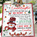 Personalized To My Granddaughter Fleece Throw Blanket & Quilt - Gift Idea For Granddaughter - I Love You Forever & Always