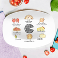Funny Serving Platter For Couple - Valentine's Day Gift Idea For Him & Her - You Stole A Pizza My Heart