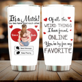 Personalized Couple Tumbler - Gift Idea For Couple/Him/Her/Valentine's Day - You're By Far My Favorite