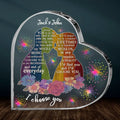 Personalized Rainbow Him & Him Couple Acrylic Plaque - Valentine's Day Gift Idea For Couple - I Choose You To Do Life With Hand In Hand