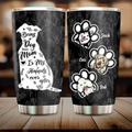 Personalized Dog Mom Tumbler - Gift Idea For Dog Lovers/Owners - Up to 3 Dogs - Being A Dog Mom Is My Happily Ever After