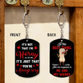 Personalized Couple Aluminum Keychain - Gift Idea For Couple/Him/Her/Valentine's Day - It's Not That I'm Horny All The Time