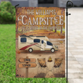 Personalized Camping Flag Sign - Best Gift For Camping Lovers - Life Is Better At The Campsite