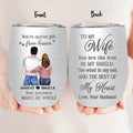 Personalized Couple Wine Tumbler - Gift Idea For Couple/Him/Her/Valentine's Day - You're Special Gift From Heaven