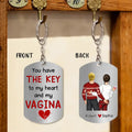 Personalized Couple Aluminum Keychain - 
 Gift Idea For Couple/Valentine's Day - You Have The Key To My Heart