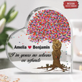 Personalized Couple Heart Acrylic Plaque - Anniversary Gift Idea For Couple/Him/Her -  I'm Yours No Returns Or Refunds