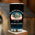 Personalized Funny Couple Tumbler - Gift Idea For Couple/Him/Her/Valentine's Day - No Muff Too Tuff
