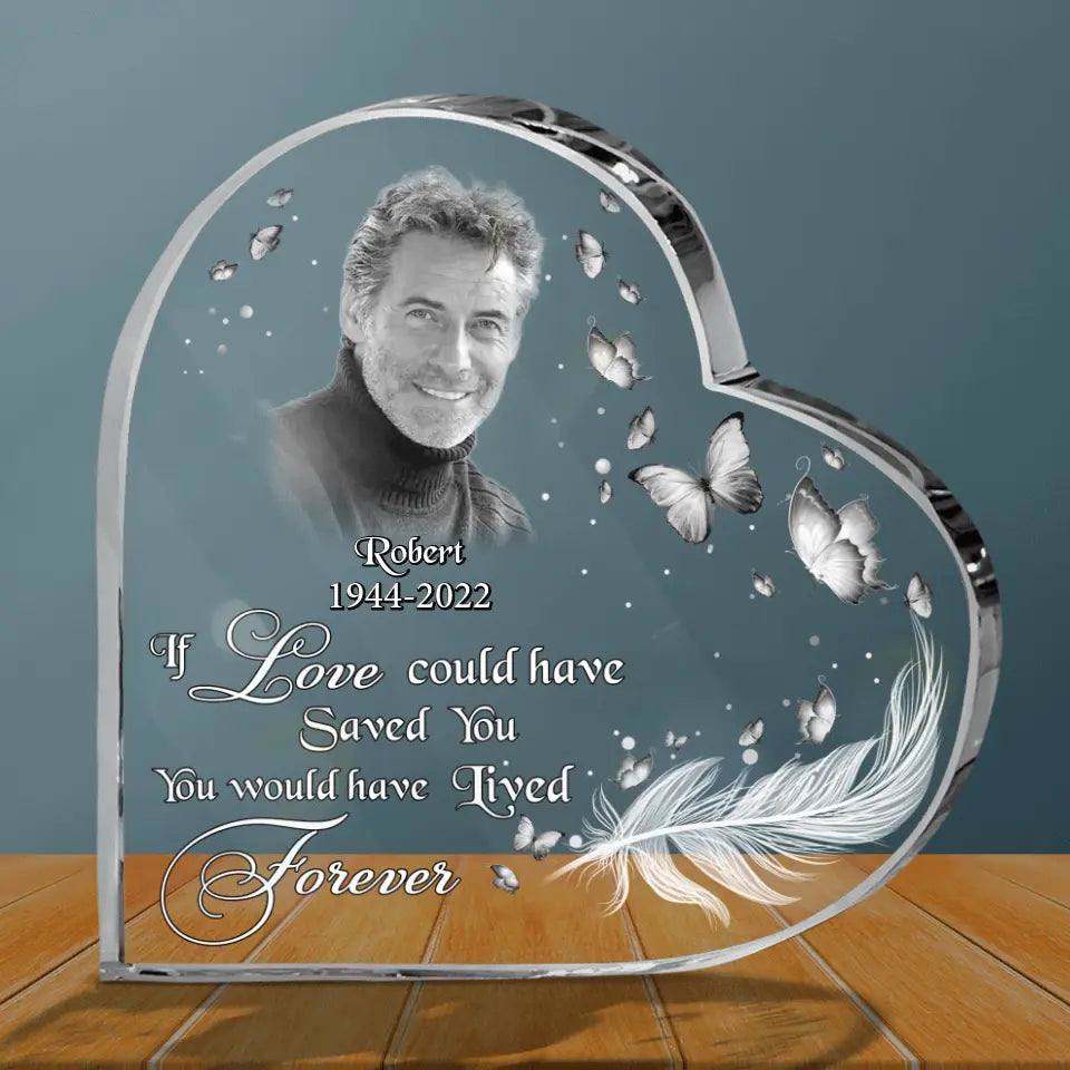 Personalized Photo Acrylic Plaque - Memorial Gift Idea - Until The Day We Meet Again At The Rainbow Bridge