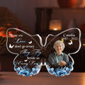 Personalized Memorial Photo Butterfly Acrylic Plaque - Upload Photo - Memorial Gift Idea For Family Member - Those We Love Don't Go Away