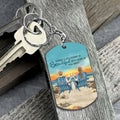 Personalized Couple Aluminum Keychain - Gift Idea For Couple/Valentines Day - Every Love Story Is Beautiful But Ours Is The Best