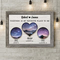 Personalized Couple Canvas - Valentine's Day Gift Idea for Couple/Him/Her - Together Is My Favorite Place To Be