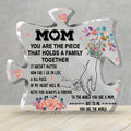 Personalized Mom Acrylic Plaque - Gift Idea From Kid To Mom with up to 6 Kids - Mother's Day Gift - Mom You Are The Piece That Holds A Family Together