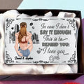 Personalized Couple Aluminum Wallet Card - Gift Idea For Couple/Him/Her/Valentine's Day - I Love You
