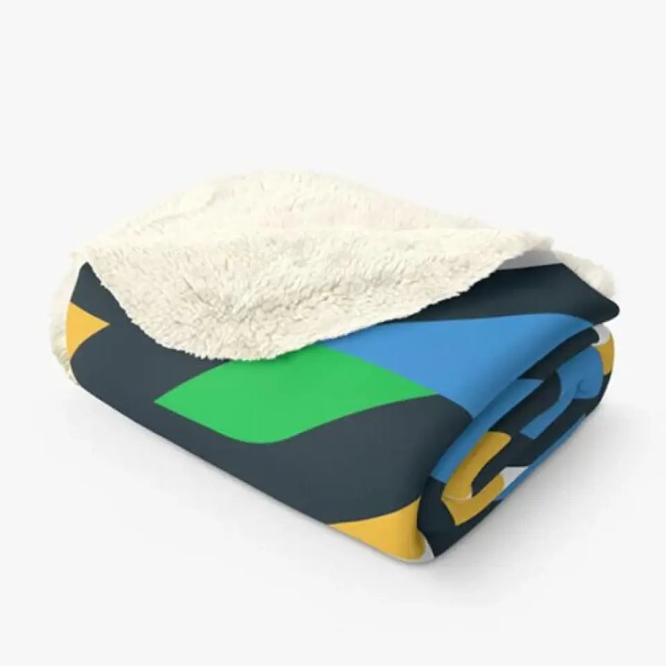 Personalized Grandma Bee Quilt/Fleece Throw Blanket  - Gift Idea For Grandma - Up to 10 Bees