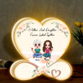 Personalized Mother And Daughters Light Box - Mom With Up to 5 Daughters - Gift Idea For Mother's Day - Mother And Daughters Forever Linked Together