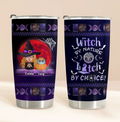 Personalized Witch Tumbler - Up to 6 Cats/Dogs - Halloween Gift Idea For Cat/Dog  Lovers/Friends